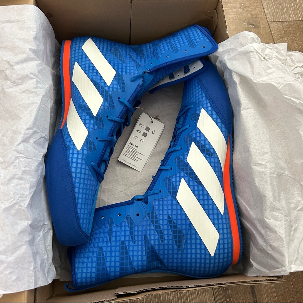 NWT! Adidas Boxing Shoes Box Hog 4 - Picture 3 of 11